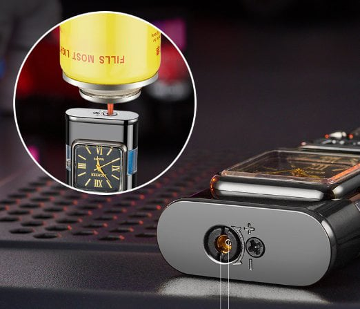 3-in-1 Watch, Lighter & Flashlight
One Gadget. Three Powers.