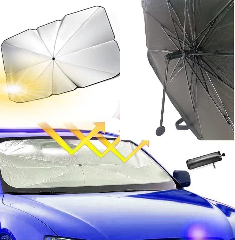 Foldable Car Windshield Sunshade Umbrella - UV Ray Protection