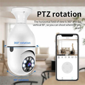 5G Bulb E27 Surveillance Camera